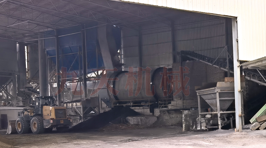 礦渣烘干機設備圖